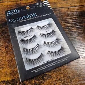 Ardell FauxMink Luxuriously Lightweight with Knot-Free Invisiband 817 ~ 4 pairs